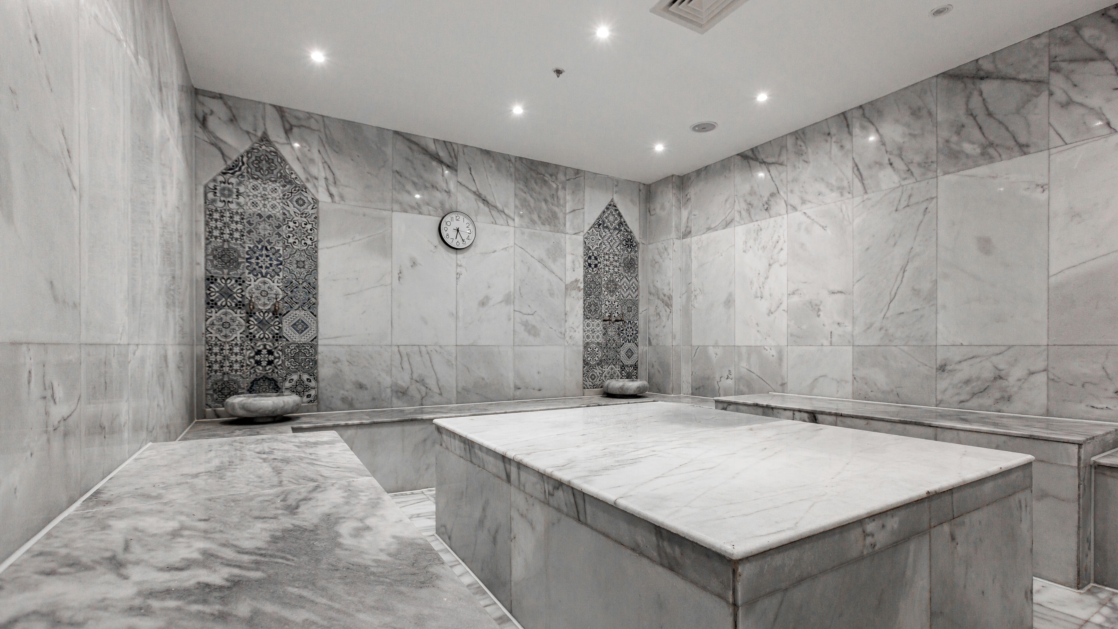 turkish bath/hammam, body treatments, facials, 2 treatment rooms