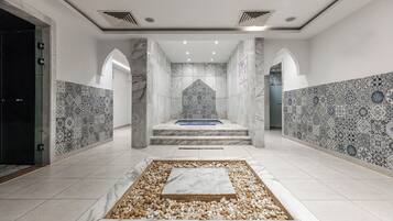Turkish bath/hammam, body treatments, facials, 2 treatment rooms