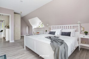 2 Schlafzimmer, Reisekinderbett, kostenloses WLAN, Bettwäsche