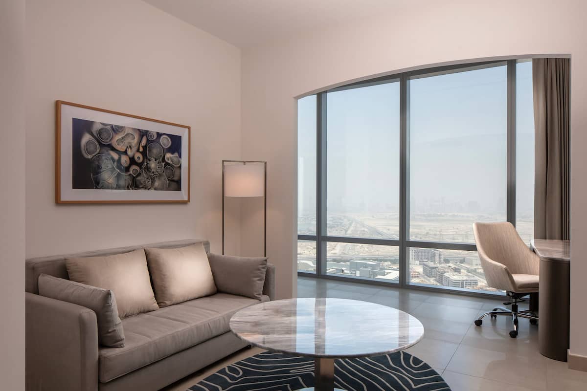 Executive Suite, 1 Bedroom | 1 bedroom, down comforters, minibar, in-room safe