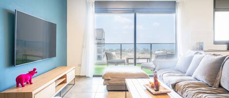 Apartamento | Área de estar | TV de tela plana