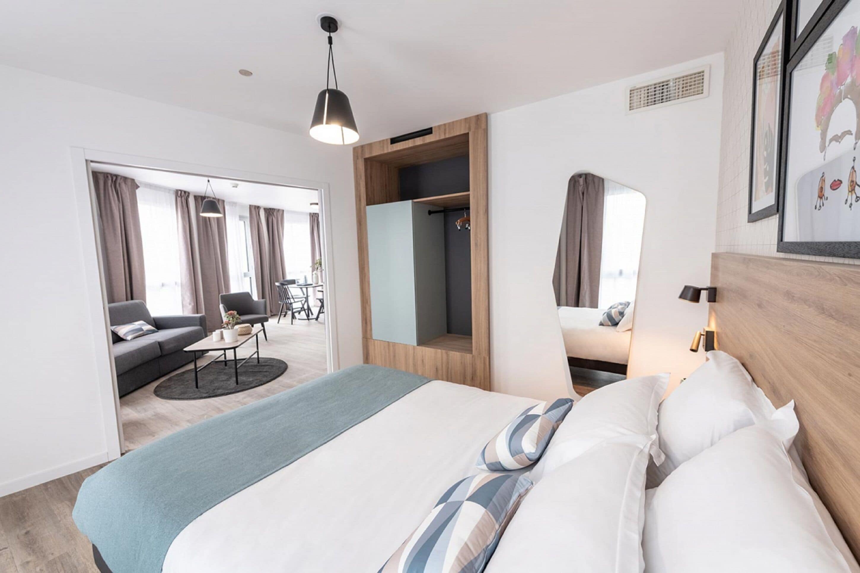 Apartment, 1 Bedroom | Premium bedding, in-room safe, desk, laptop workspace