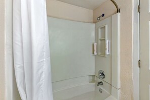 Room, 2 Queen Beds, Accessible, Non Smoking | Bathroom | Hair dryer, towels - Suburban Studios Raleigh North (Raleigh)