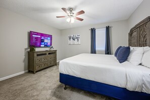 2 bedrooms, blackout drapes, iron/ironing board, free WiFi