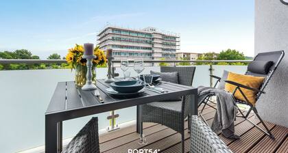 Meerzeit - Duschbad, überdachter Balkon, Gartenmöbel, TV, Waschmaschine
