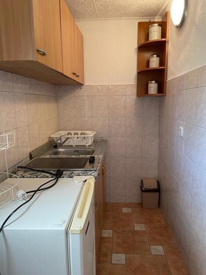 Fridge, stovetop, coffee/tea maker, toaster - Apartment Pape Studio no. 2 *** with terrace (Malinska)