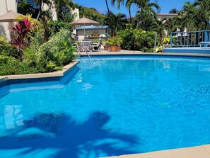 Outdoor pool - The Island Life Condo@ Long Reef with Separate Bedroom + True Ocean View (Christiansted)