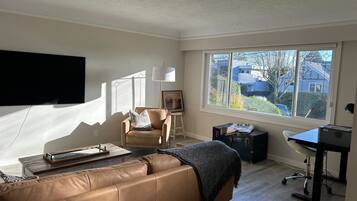 Smart TV, fireplace, printers