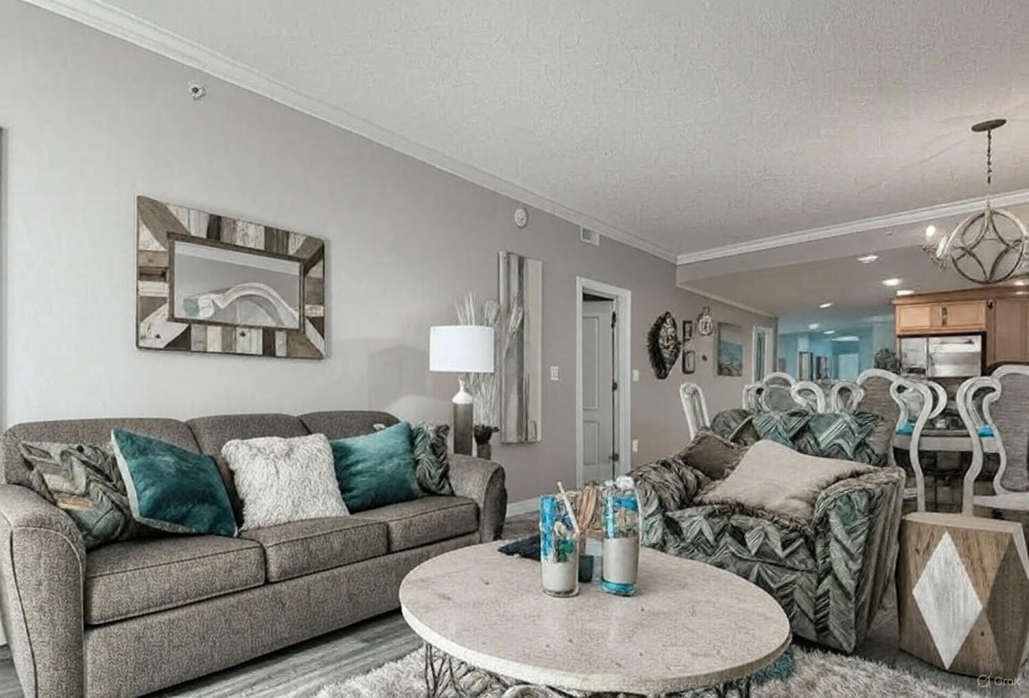 Smart TV, fireplace, video games