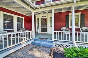 Exterior detail - Vintage Schroon Lake Farmhouse w/ Private Beach! (Schroon Lake)