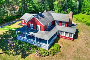 Exterior - Vintage Schroon Lake Farmhouse w/ Private Beach! (Schroon Lake)