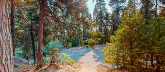 Two-story dog-friendly condo with balcony, washer/dryer, & full kitchen