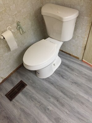 Combined shower/bathtub