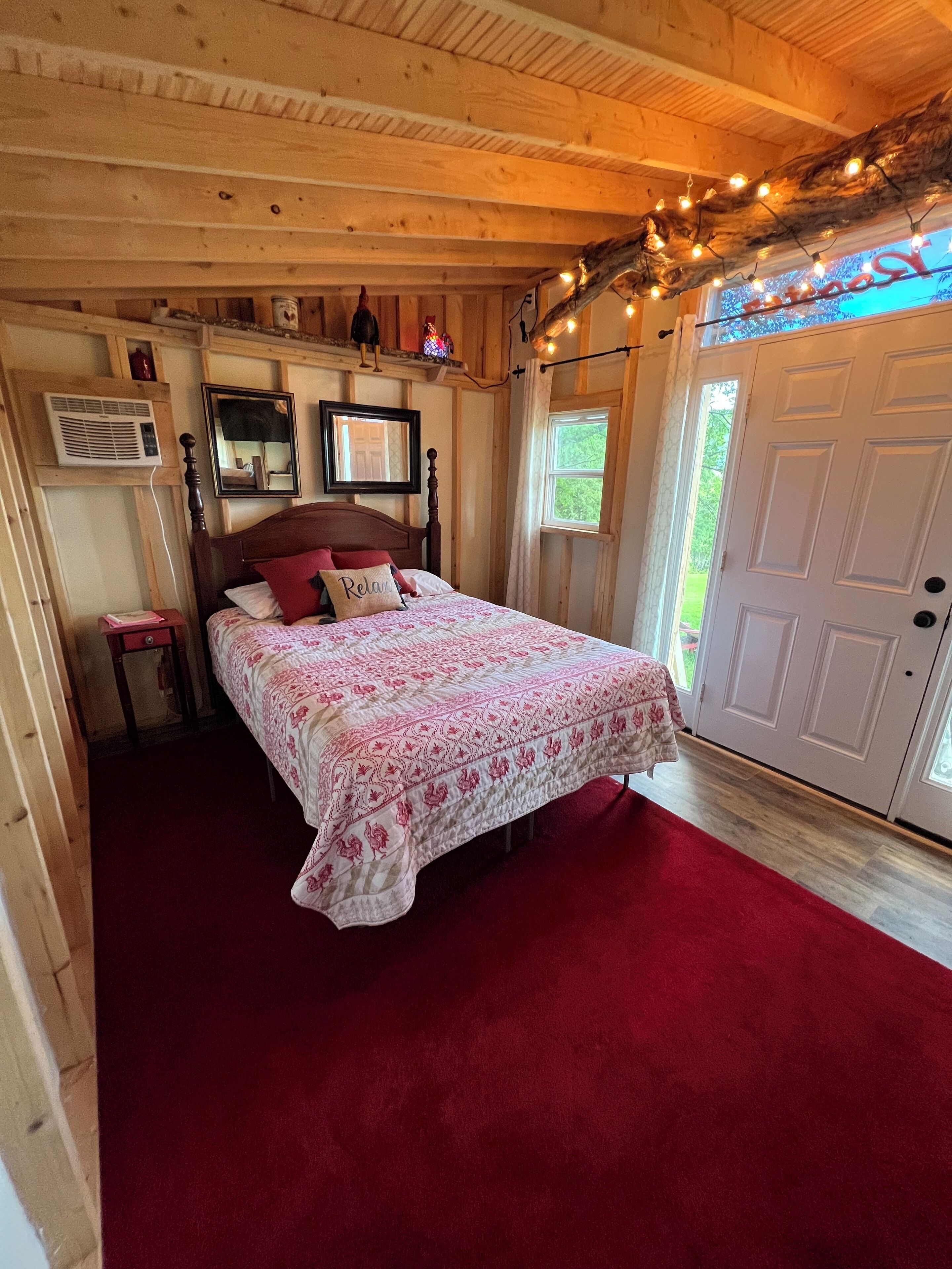 1 habitación y ropa de cama 