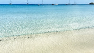 Tæt på stranden, badehåndklæder