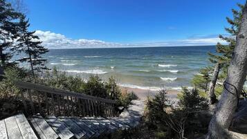 Tæt på stranden