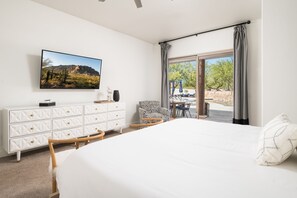 4 bedrooms, iron/ironing board, free WiFi, bed sheets