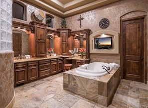 Shower, hair dryer, towels, soap - Pet Friendly, Extravagant North Scottsdale Estate - Theater, Bball & more! (Cave Creek)