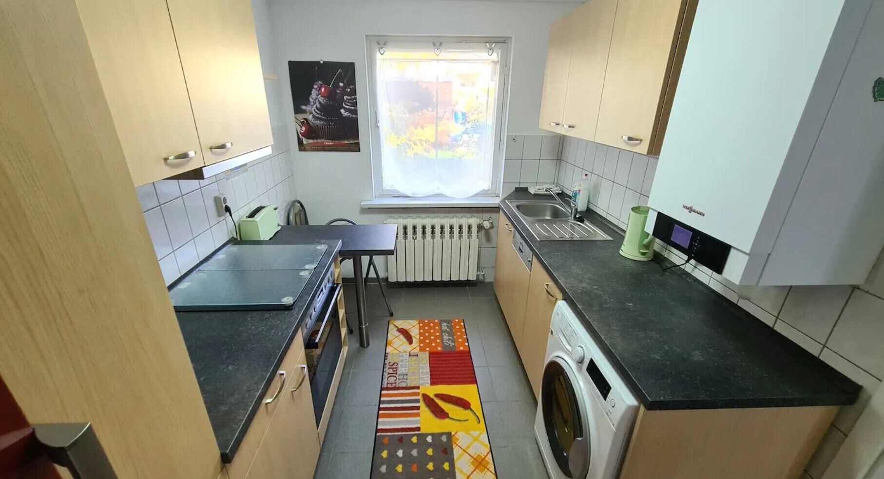 Kühlschrank, Ofen, Herdplatte, Geschirrspüler