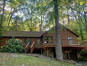 Exterior - Rustic Log Cabin - Walking Distance to Village! (Lake George)
