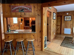 Interior - Rustic Log Cabin - Walking Distance to Village! (Lake George)