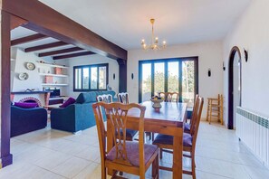 Dining - Villa Can Sard with Pool, Wi-Fi, Garden & Terrace (Portocolom)