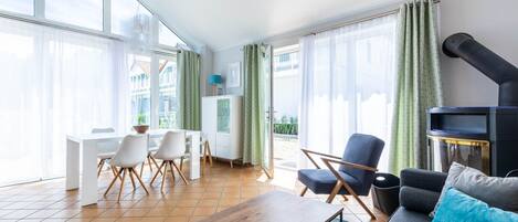 تلفزيون، مدفأة