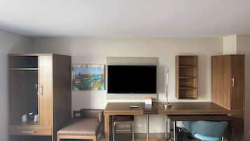 Suite, 2 Queen Beds, Non Smoking (Efficiency) | Desk, iron/ironing board, rollaway beds, free WiFi