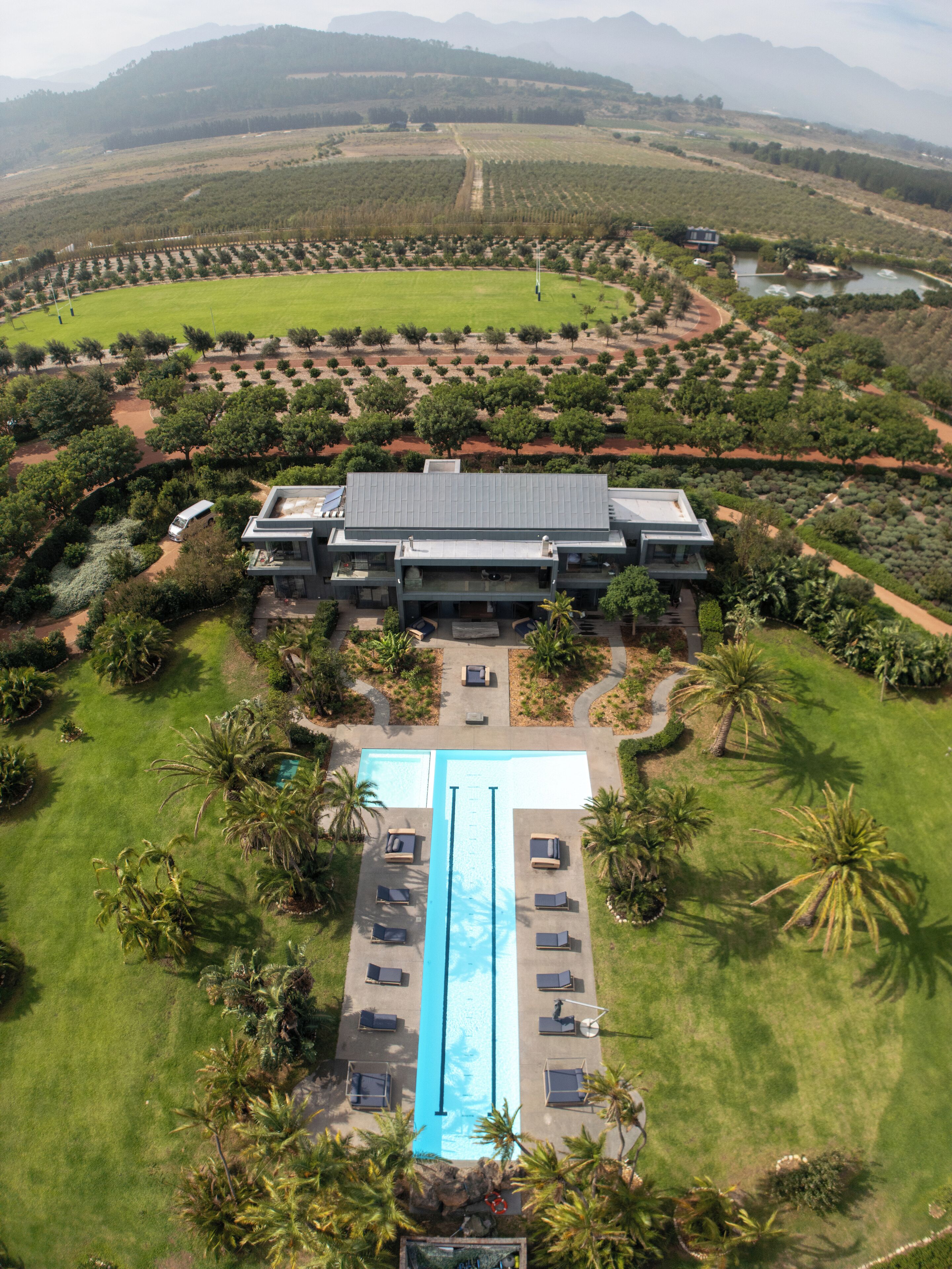 Voorkant van accommodatie