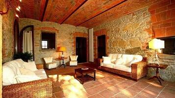 Smart-TV, Kamin, DVD-Player, Stereoanlage