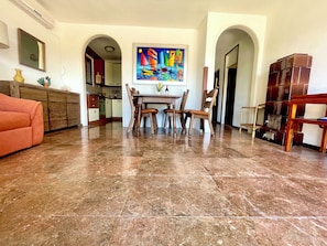 Fireplace, books - Premium 2BR Sea-View Apartment with Huge 48m² Private Terrace – Rogač (Grohote)