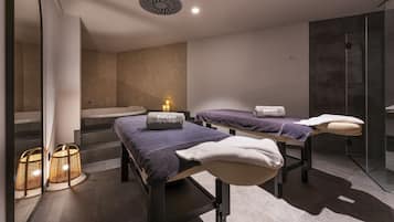Behandelingskamers voor koppels, lichaamsbehandelingen, aromatherapie