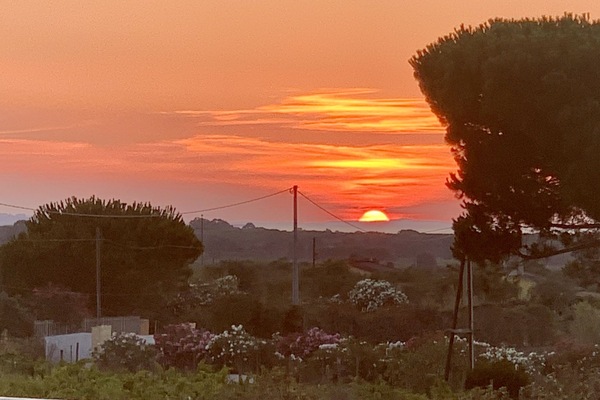 Blick von der Unterkunft