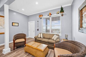 TV - Fort Morgan Marina 1 | 1BR Marina-View Condo | Steps from Dining (Gulf Shores)