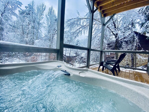 Baignoire à remous extérieure