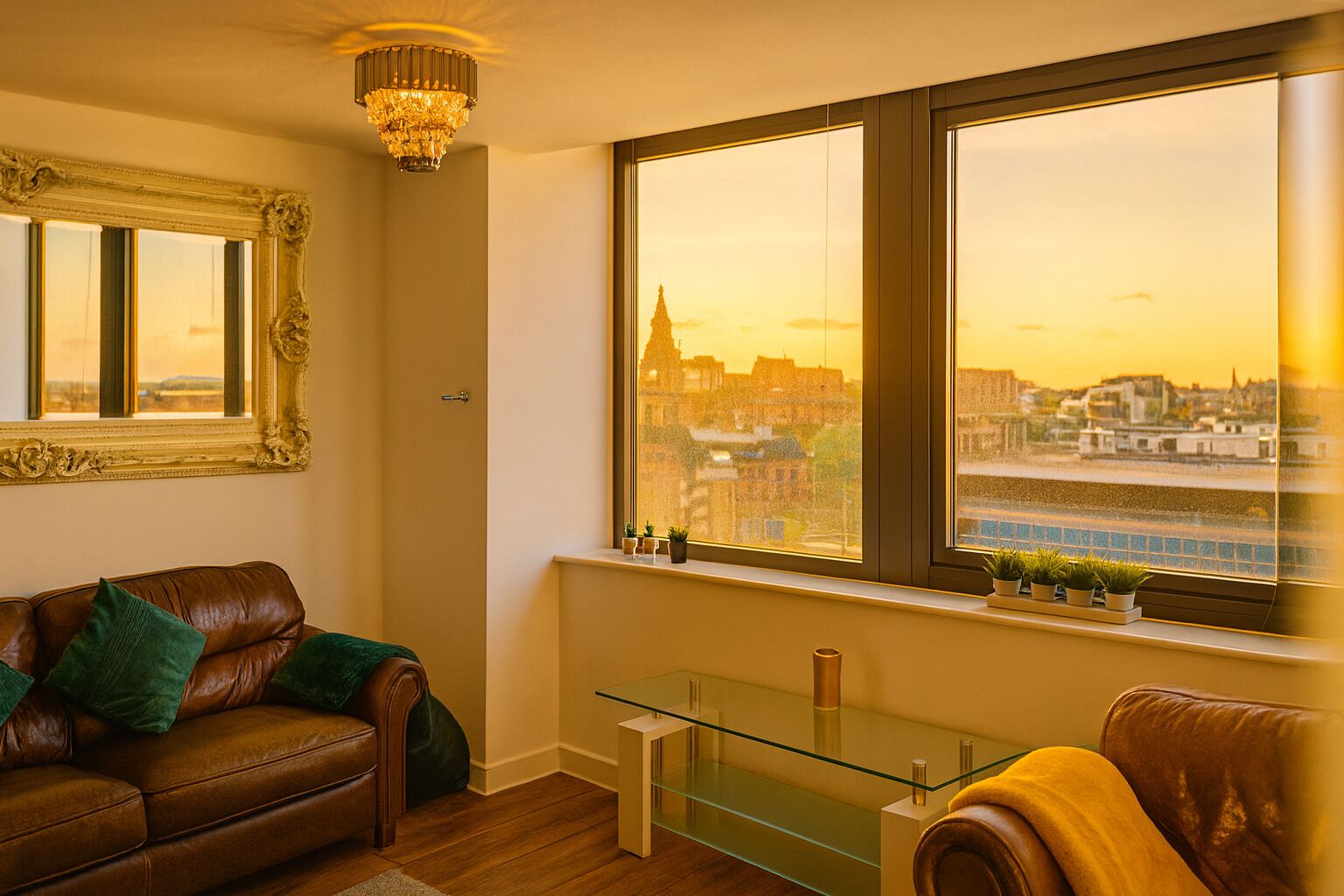 Executive Apartment | Living area | Flat-screen TV