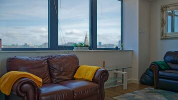 Executive Apartment | Living area | Flat-screen TV