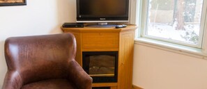 Smart TV, caminetto, Netflix, servizi in streaming