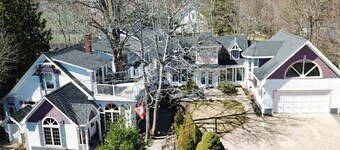 Victorian Room | Patio • Walk Downtown Wolfville • Near Acadia University