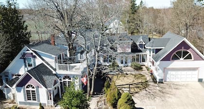 Victorian Room | Patio • Walk Downtown Wolfville • Near Acadia University