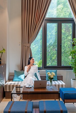 Sitzecke in der Lobby