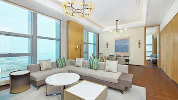 55-inch LCD TV with satellite channels, TV