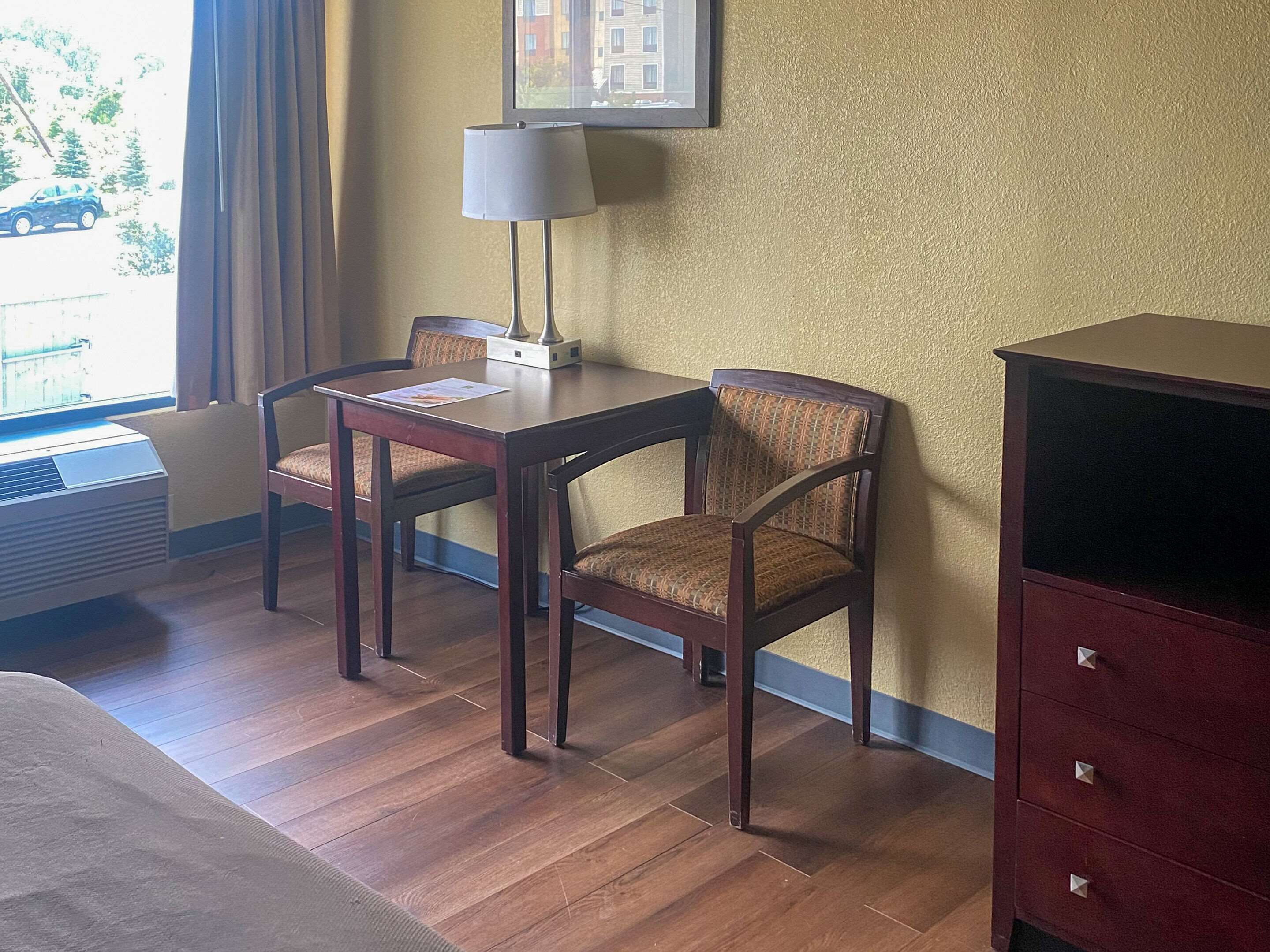 in-room safe, desk, laptop workspace, iron/ironing board