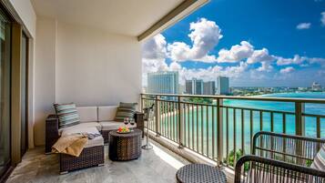 Chambre Double, non-fumeurs | Vue depuis le balcon