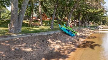 Sun loungers, beach towels