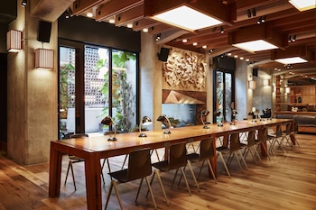 Reception area at Ace Hotel Brooklyn