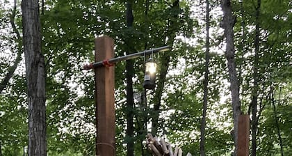 Selah Serenity Tent-n-Breakfast Glamping for 2 in Finger Lakes Woodland Site