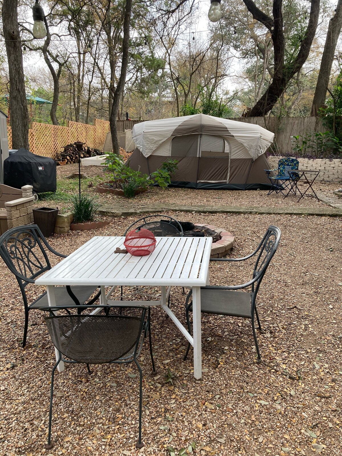 Photo 37 of Private Austin Oasis, sleeps 10+, 4 Rooms, Game, Campfire, Playscape, Pool, Tent