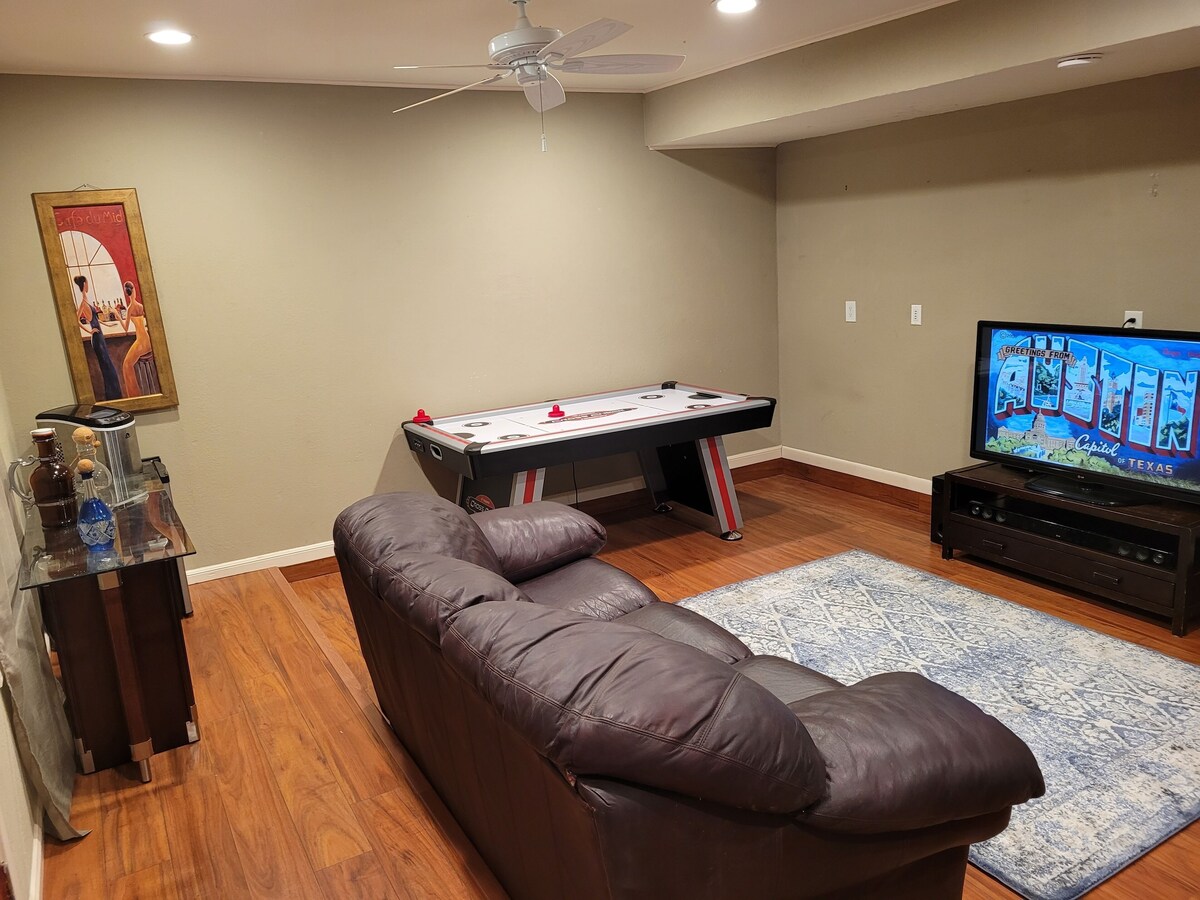 Photo 10 of Private Austin Oasis, sleeps 10+, 4 Rooms, Game, Campfire, Playscape, Pool, Tent