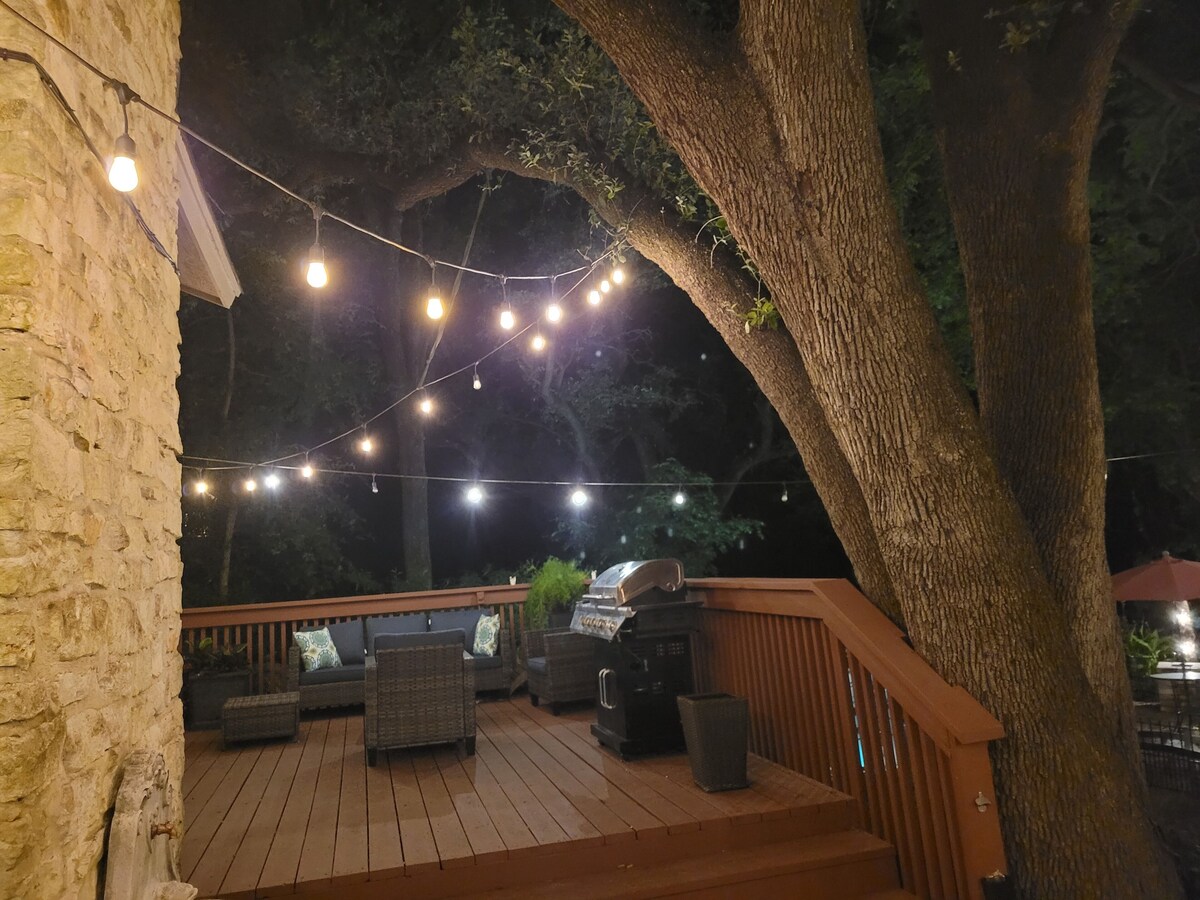 Photo 20 of Private Austin Oasis, sleeps 10+, 4 Rooms, Game, Campfire, Playscape, Pool, Tent